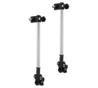 ZUNOXAZ Soporte para Sombrilla de Bicicleta y Vehículo Eléctrico 2 Piezas Metal Resistente Mecanismo de Liberación Rápida Soporte Multifuncional para Exterior y Cochecitos Ahorro de