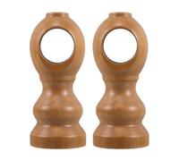ZUNOXAZ Soportes Soportes para Barras Barras de Cortina de Madera Madera Profesional para Varillas de Cortinas de Ventana Duradero para Telas Gruesas Incluye Tornillos y Tuercas