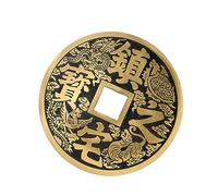 ZUNOXAZ Suerte de Cobre de Colgante Chino Antiguo para Amuleto de Fortuna y Decoración Feng Shui para Atraer Salud y Prosperidad