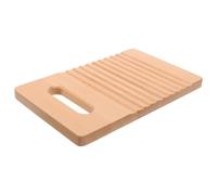 ZUNOXAZ Tabla De Lavar Pequeña De Madera De Haya para Niño Niña Portátil y Multifuncional para Lavado Manual Viajes y Ropa Delicada