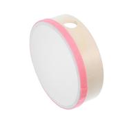 ZUNOXAZ Tambor Orff de Madera para Instrumento de Percusión Portátil Juguete Educativo para Desarrollo Musical Infantil Tambor de Mano Rosa