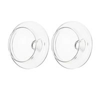 ZUNOXAZ Tapa de Tetera de Vidrio Transparente 7,5 Cm, Repuesto para Tetera de 600 Ml, 2 Piezas, Accesorio para Cocina y Preparación de Té