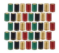 ZUNOXAZ Tapas Termorretráctiles para Botella de Vino de 33 MM 200 Piezas PVC Accesorios para Botella de Bar Sellado Rápido Soplador de Calor Ideales