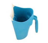 ZUNOXAZ Vaso de Champú para Taza de Enjuague para Baño Material y Seguro Diseño Divertido de Rana para Lavar el Cabello de Bebés la Hora del Baño
