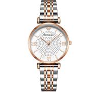ZUNPAI - Reloj para mujer, de lujo, elegante, con diamantes y números romanos, elegante diseño clásico, analógico, de cuarzo, con fecha, correa de acero inoxidable, resistente al agua, relojes para