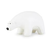 Zuny Eisbär para libros y tope de puerta grande blanco (oso polar)