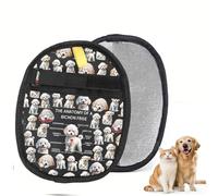 Zuo Bao Bichon Frise Lovers Gifts The Anatomy of A Bichon Frise Clever Minds Guante removedor de pelo veterinaria mamá (Bichon Frise)