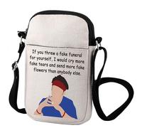 Zuo Bao Bolsa de mensajero con texto en inglés "If You Threw A Fake Funeral For Yourself Loss Of Brother", Cualquier otra persona