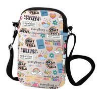 Zuo Bao Bolso cruzado para amantes de la libélula, bohemio, mosca de dragón, regalo para amantes de la naturaleza, regalo de aliento espiritual, libélul, Vale, INCH