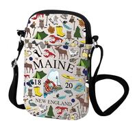 Zuo Bao Maine Travel Gift New England Cruise Lobster Lover Gift Pine Tree State Gift Maine Landmarks State 1901 Flag, Maine, INCH