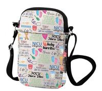 Zuo Bao NICU Nurse Scrub Life - Bolsa cruzada para enfermeras recién nacidas, regalo de trabajo y parto, agradecimiento a la enfermera Nicu, Nicu, INCH