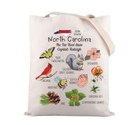 Zuo Bao North Carolina - Bolsa de mano NC para regalo de vacaciones NC Bird And Tree Shoulder Bag The Dogwood State Gift Tar Heel Pride Gift, Estado 12, CM