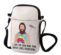 Zuo Bao Tribal Gift Survivors Club Messenger Bag I Love You Even More Than Rupert Loves Spearfishing Tribal Survivor Gift Reality TV Fan, Le encanta la pesca submarina