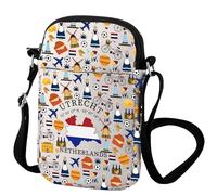 Zuo Bao Utrecht Holanda - Bolso bandolera de viaje holandés para regalo de recuerdo de Ámsterdam, Utrecht, INCH