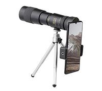ZUOAO Telescopio monocular con Zoom 4K 10-300X40mm HD Portátil Potente visión Profesional Eventos Deportivos, conciertos, observación de Aves, Camping, Pesca y Viajes