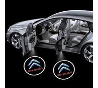 ZUOBYMBC 2 Piezas Luces del proyector de la Puerta del Coche,para Citroen C1/Citroen C2/Citroen C3/Citroen C4 Luz de Puerta de Coche Luces de Bienvenida,Logo Proyección HD,Charco