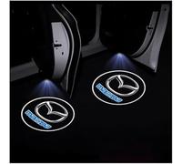 ZUOBYMBC 2 Piezas Luces del proyector de la Puerta del Coche,para MAZAD 3 5 6 CX3 CX5 CX7 CX8 CX9 CX4 CX30 Atez Axela Luz de Puerta de Coche Luces de Bienvenida,Logo Proyección HD,Charco,A