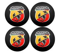 ZUOBYMBC 4 Piezas Coche Rueda Centro Tapas Tapacubos Buje Badge Pegatina para ABA-rth 50MM, Auto Llantas Centro Decorativa Cubierta Accesorios,duraderas