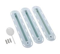 Zuoeay 3 piezas de aletas de surf para tabla de surf, accesorios ligeros para tablas de surf, tabla de surf