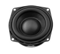 Zuoeay Altavoces de subwoofer cuadrados de metal de 53 mm, sensibilidad de 4 Ω, graves fuertes para electrónica de consumo, altavoces de sonido dinámicos