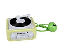 Zuoeay Caja de música para fonógrafo, grabable, con 3 canciones y voz, ideal para accesorios de coche, llaveros de voz