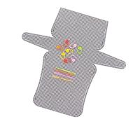 Zuoeay Juego de sábanas de lona de malla acrílica flexible para bolsas de costura, bolsos, rejillas transparentes, marco para proyectos hechos a mano, accesorios de bordado, Juego de 2 grandes, One