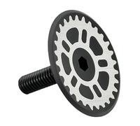 Zuoeay Tapas superiores para horquilla delantera de bicicleta de carretera, auriculares integrados para bicicleta, cubiertas decorativas para cubierta de bicicleta