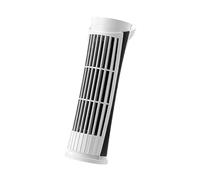Zuoeay Ventilador portátil de escritorio USB de 2 velocidades con luz LED, torre de mesa segura y silenciosa para estudiantes y trabajadores de oficina, pequeña refrigeración