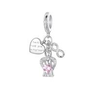 ZUOHUI Abalorio de ángel de la guarda for pulseras Pandora, de plata de ley 925, ideal for hacer joyas, ideal como regalo de cumpleaños o San Valentín.