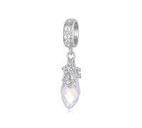 ZUOHUI Abalorios de plata de ley 925 con diseño de mundo de hielo y nieve for pulsera Pandora. Regalo festivo for crear joyas DIY.(BSC1196)