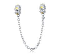 ZUOHUI Abalorios de plata de ley 925 de la serie Espíritu de Luz para pulsera Pandora, con forma de girasol. Ideales para regalar en ocasiones especiales y para crear joyas DIY.(SCC618)