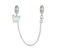 ZUOHUI Abalorios de plata de ley 925 para mujer, serie Elfo Verde con temática del bosque, para pulsera Pandora, Árbol de la Vida, regalo para crear joyas DIY(SCC3018)