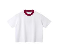 ZUOHUI Camisetas de algodón Pesado de 305 g for Hombre con Tacto Fresco y protección Solar UPF40+ | Elementos básicos de Viaje e Informales de Verano(Blanco,XL)