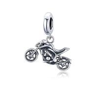 ZUOHUI Charm Colgante, Cuenta De Plata De Ley 925 De Motocicleta for Chamilia Y Pulseras Y Collares Europeos