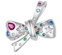ZUOHUI Cobre Chapado Fiesta Árbol Ciervo Charm for Pandora | Compatible con Troll Biagi Chamilia esmalte árbol ciervo manzana DIY regalo Cumpleaños San Valentín Navidad Colgante