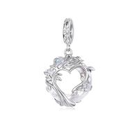 ZUOHUI Colgante Árbol de la Vida en Plata de Ley S925 - Cuenta para Pulseras y Collares DIY, Regalo para Mujer, Navidad, Cumpleaños o San Valentín