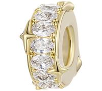 ZUOHUI Cuentas Charm Estrella Luna chapado en cobre for Pandora DIY | Colgante Celeste oro compatible con Troll Biagi Chamilia Pulsera Cuentas Suministros Joyería Regalo for Ella