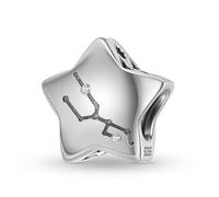 ZUOHUI Dije de 12 constelaciones de plata de ley S925 for mujer, compatible con pulseras y collares Pandora, Biagi, Troll y Chamilia. Fabricación de joyas DIY.(PC1750-2 (Taurus))