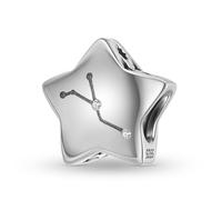 ZUOHUI Dije de 12 constelaciones de plata de ley S925 for mujer, compatible con pulseras y collares Pandora, Biagi, Troll y Chamilia. Fabricación de joyas DIY.(PC1750-4 (Cancer))