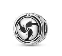 ZUOHUI Dije de plata de ley 925 con símbolo de tres peces: crea joyas tú mismo, ideal for regalar en cumpleaños y el Día de la Madre, compatible con pulseras Pandora.
