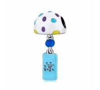 ZUOHUI Dijes de carillón de viento japonés de plata de ley 925 for mujer, ideales for pulseras Pandora. Ideales for hacer joyas, como regalo San Valentín o cumpleaños.