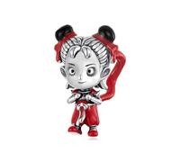 ZUOHUI Dijes de cuentas de plata de ley 925 - Dijes de joyería DIY del anime Nezha con circonita 3A y triple baño de platino, colgantes de estilo chino compatibles con Pandora/Biagi/Troll/Chamilia (ca