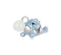 ZUOHUI Los encantos del grano del pez de la linterna del resplandor compatible con las pulseras de Pandora