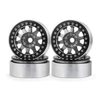 ZuoLan 4 anillos de aleación de aluminio 1,9 RC para llantas 1/10th RC Crawler Axial SCX10 II, SCX10 III AXI03007, TRX4