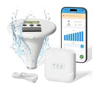 Zuomeng - Alarma de piscina WiFi, onda solar sensible, control inteligente, alarma dual, dispositivo y app, ofrece protección