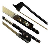ZUOMU 4/4 Fibra De Carbono Violín Bow Black Carbon Bow 4/4Violin Bow4/4,3/4,1/2,1/4,1/8,1/10 Todo Tamaño Arco violín tamaño completo (Color : 4 4size)