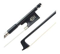 ZUOMU 4/4 Violín/Violín Fiddle Bow Carbon Fiber Grid Fiber De Fibra De Carbono Respuesta Rápida Arco violín tamaño completo