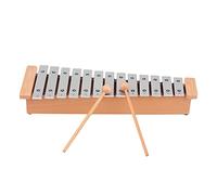 ZUOMU Instrumento De Percusión De Xilófono De Piano De Aluminio Portátil Glockenspiel De 13 Notas con Palos De Madera Kit de percusión Glockenspiel