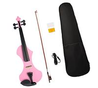 ZUOMU Juego De Violín Eléctrico 4/4 Con Violín Eléctrico De Madera Maciza + Colofonia + Arco + Cable De Audio + Estuche De Violín Violón Set (Color : 4)