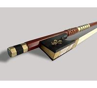 ZUOMU Profesional De Ébano De Ébano De Seda Dorada De Alto Grado Jugando A La Madera Brasileña De Alta Calidad Arco violín tamaño completo (Size : 4/4)